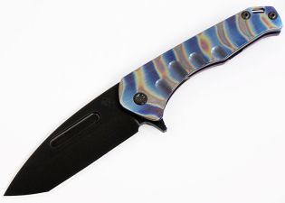 Medford Prae Slim Flipper S45VN Tiger Stripes Folding Knife  